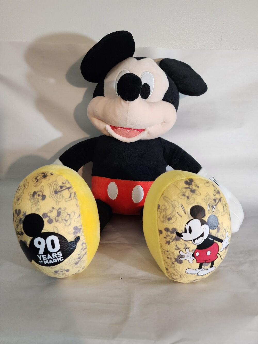 Build A Bear Disney Mickey Mouse 90 Years Of Magic Plush 17" 90th Ann